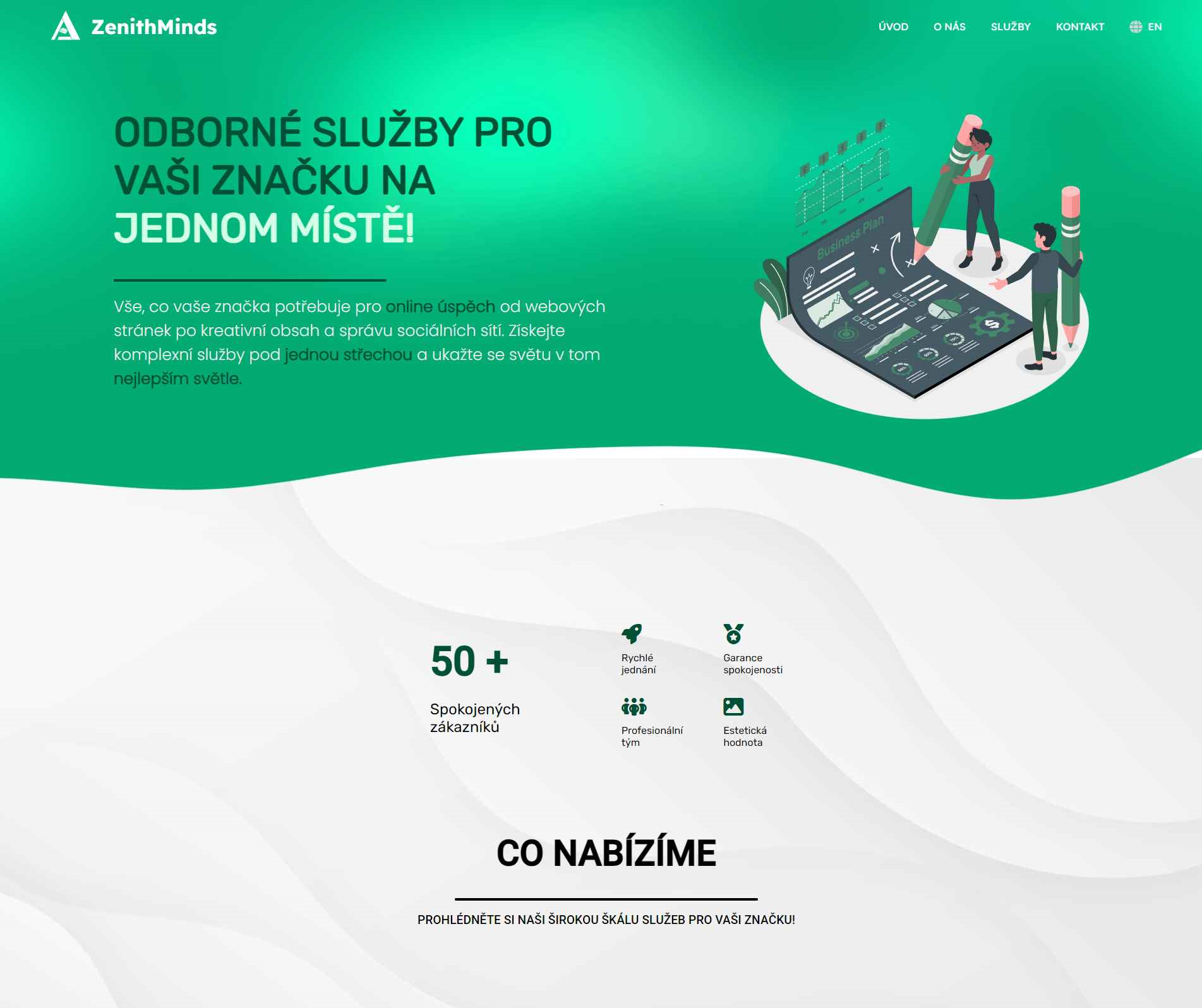 zenith-minds.com náhled